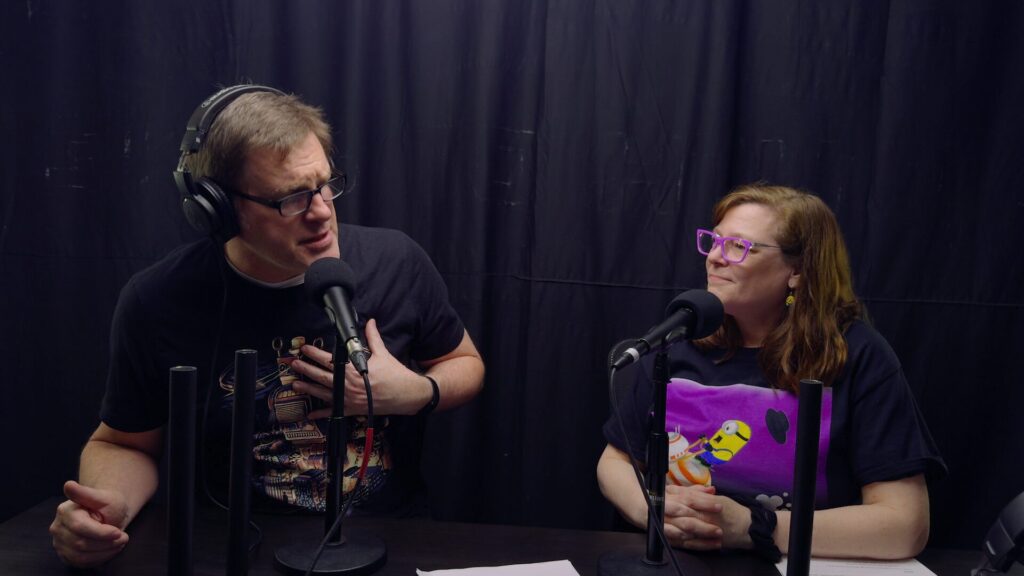FMB-EP010-Full-Mental-Bracket Brent Diggs and Camille Digggs recording episode 9 of the Full Mental Bracket podcast